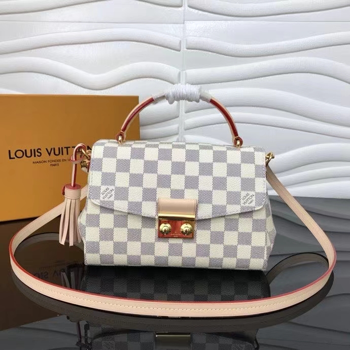 Louis Vuitton CROISETTE Handbag Damier Azur N41581